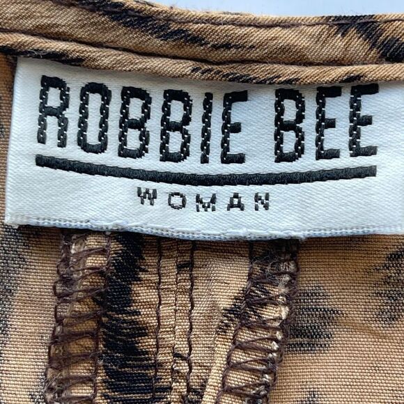 Robbie Bee Cheetah Animal Print, Sleeveless Shift - Picture 4 of 5